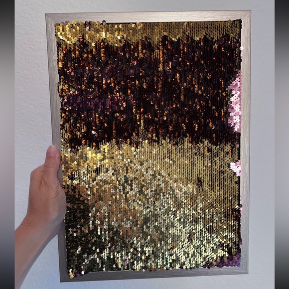 Mermaid Flip Sequin Bulletin Board - Picture 3 of 4